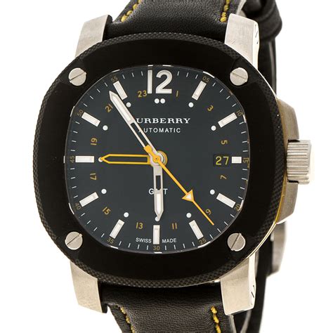 burberry britain gmt watch